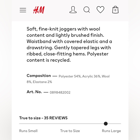 Wool blend joggers EUC - Picture 2 of 8